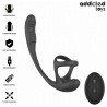ADDICTED TOYS - PLUG ANALE CON VIBRAZIONE E OSCILLAZIONE A 360º E STIMOLATORE DEI TESTICOLI