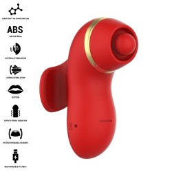 INTENSE - PATTY-STIMULATOR MIT 4 AUFSÄTZEN, SAUG-, KLETTER-, KITZEL- UND LECKFUNKTION