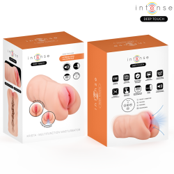 INTENSE DEEP TOUCH - MASTURBATORE AGINALE KRISTA CON ASPIRAZIONE, VIBRAZIONE ED EFFETTO VOCALE 1,2 KG