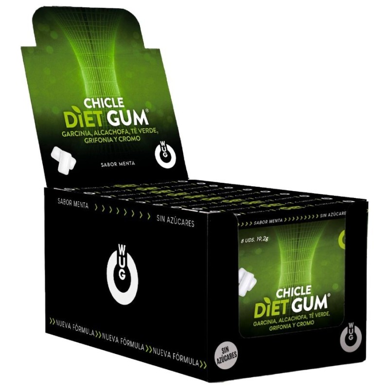 WUG DIET - SUPRESSOR DE APETITE E CONTROLADOR DE DESEJOS 1 X 8 UNIDADES