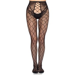 LEG AVENUE - COLLANT A RETE 1966 CON SLIP SENZA CAVALLO NERO - TAGLIA UNICA