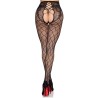LEG AVENUE - COLLANT A RETE 1966 CON SLIP SENZA CAVALLO NERO - TAGLIA UNICA