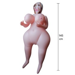 HIDDEN DESIRE - HEAVY HEATHER BAMBOLA GONFIABILE 145 CM