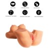 DÉSIR CACHÉ - TORSE DE MASTURBATEUR FÉMININ MÉGA SALOPE TRAITE 22 KG