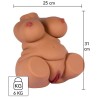 HIDDEN DESIRE - FAT FUCK QUEEN TORSO MASTURBATOR WEIBLICH 6 KG