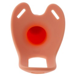 DÉSIR CACHÉ - MANCHON PÉNIS INFERNO AVEC SANGLE EN SILICONE 16 CM