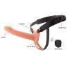 HIDDEN DESIRE - INFERNO MANGA PENIANA VIBRATÓRIA COM STRAP-ON 20 CM