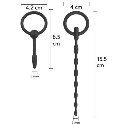 HIDDEN DESIRE - EXTREME STARTER SET DE PLUGS URÉTRAUX 2 UNITÉS