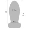 HIDDEN DESIRE - EXTREME HEAVY STRETCHER ANALPLUG XL