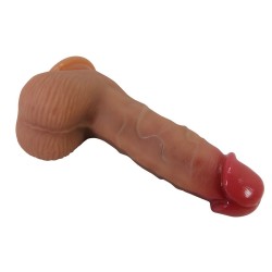 PRETTY LOVE - DUVALL DILDO REALISTICO CON VENTOSA 19,3 CM -Ø- 4,5 CM