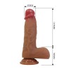 PRETTY LOVE - DUVALL DILDO REALISTICO CON VENTOSA 19,3 CM -Ø- 4,5 CM