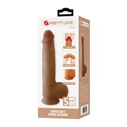 PRETTY LOVE - ORTON DILDO REALISTA COM VENTOSA 23,5 CM -Ø- 4,9 CM