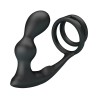 MR PLAY - PLUG ANAL VIBRATÓRIO COM ANEL PENIANO E CONTROLE REMOTO