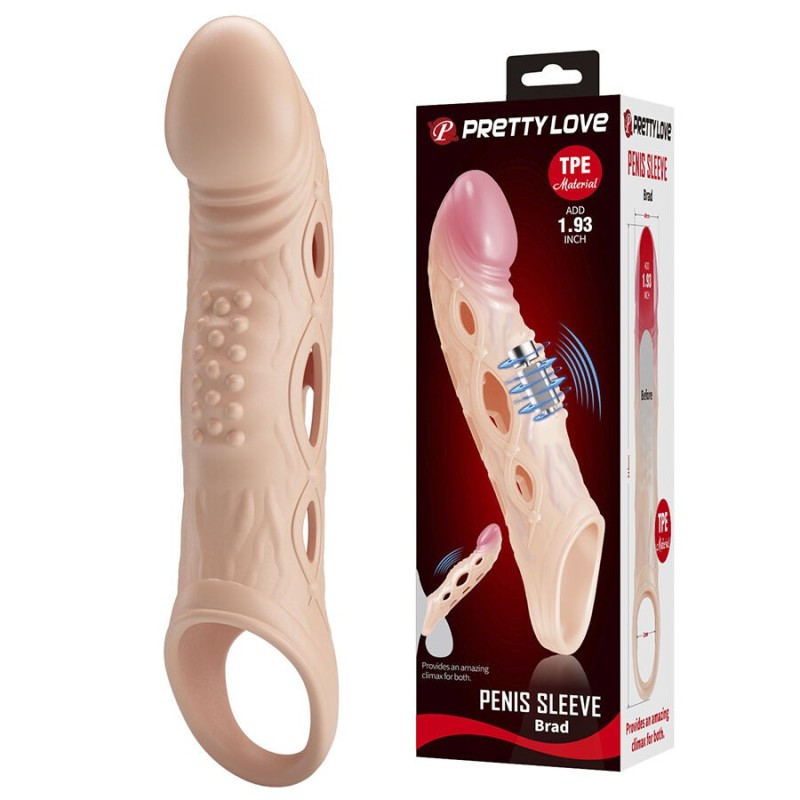PRETTY LOVE - BRAD CAPA VIBRATÓRIA PARA PÊNIS