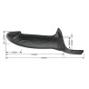 PRETTY LOVE - LONDON UNIVERSAL HARNESS MIT SILIKON-STRAP-ON-DILDO SCHWARZ 16,8 CM