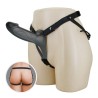 PRETTY LOVE - LONDON UNIVERSAL HARNESS MIT SILIKON-STRAP-ON-DILDO SCHWARZ 16,8 CM