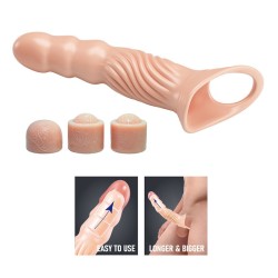 PRETTY LOVE - GUAINA PER PENE TESTURIZZATA CON ESTENSORI