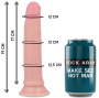 ROCKARMY - HARNESS + LIQUID SILICONE PREMIUM AVENGER REALISTIC 19 CM -O- 3.98 CM