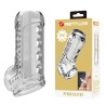 PRETTY LOVE - TRANSPARENT TEXTURED PENIS SHEATH