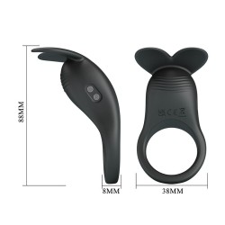 PRETTY LOVE - CARLTON ANELLO PER PENE CON STIMOLATORE CLITORIDEO