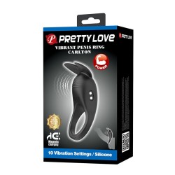 PRETTY LOVE - CARLTON PENISRING MIT KLITORISSTIMULATOR