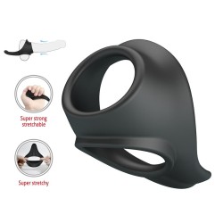 CRAZY BULL - ZADOK ERGONOMIC RING WITH PERINEAL STIMULATOR