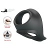CRAZY BULL - ZADOK ANEL ERGONÔMICO COM ESTIMULADOR PERINEAL