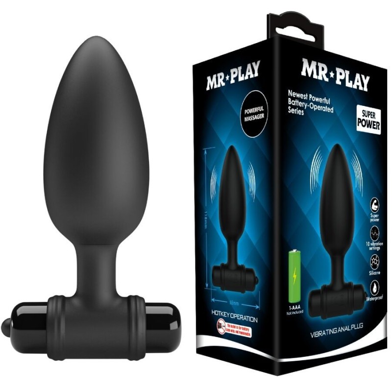 MR PLAY - PLUG ANAL SUPER POWER AVEC VIBRATION