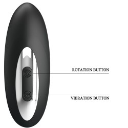 MR PLAY - MASSAGEADOR DE PRÓSTATA COM ROTAÇÃO E VIBRAÇÃO