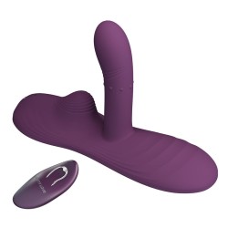 PRETTY LOVE - LUKA VIBRATEUR À ASSISE AVEC EFFET CHAUFFANT ET TÉLÉCOMMANDE