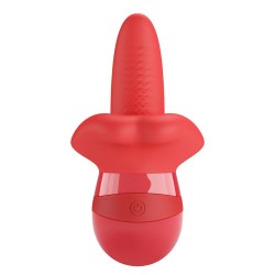 PRETTY LOVE - OBELIA MASTURBATORE VIBRATORE CON LINGUA E MOVIMENTO ORBITALE