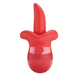 PRETTY LOVE - OBELIA MASTURBATORE VIBRATORE CON LINGUA E MOVIMENTO ORBITALE