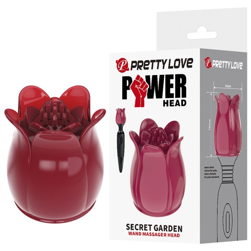 PRETTY LOVE - SECRET GARDEN TÊTE DE MASSAGE ROSE