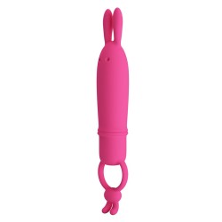 PRETTY LOVE - DELIA VIBRATEUR RABBIT AVEC ANNEAU DE RÉSISTANCE
