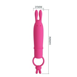PRETTY LOVE - DELIA VIBRATORE CONIGLIO CON ANELLO DI RESISTENZA