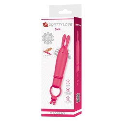 PRETTY LOVE - DELIA VIBRATEUR RABBIT AVEC ANNEAU DE RÉSISTANCE