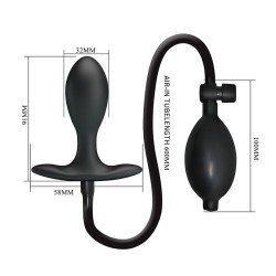 MR PLAY - PLUG ANAL INFLÁVEL AJUSTÁVEL