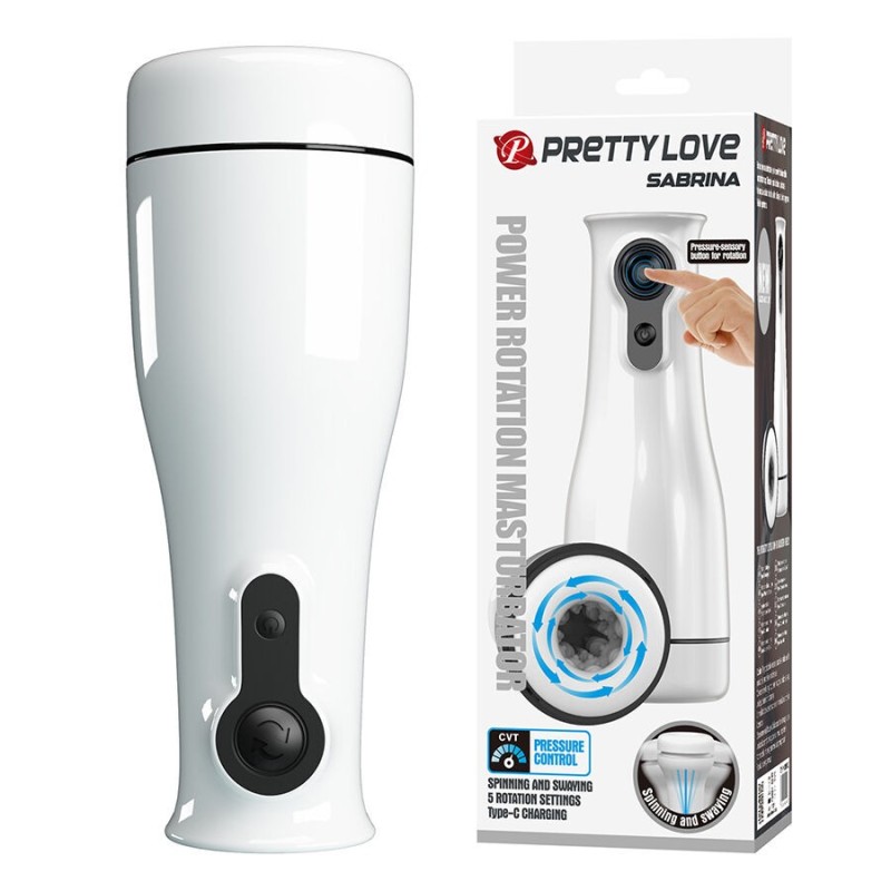 PRETTY LOVE - SABRINA ROTIEREND UND ROCKEND MIT EINEM MÄNNLICHEN MASTURBATOR