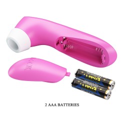 ROMANCE - DISPOSITIVO DE SUCÇÃO CLITORIAL COM TECNOLOGIA DE PULSAÇÃO ROSA
