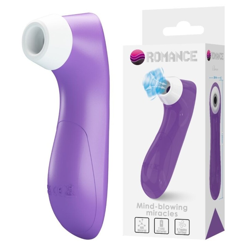ROMANCE - STRUMENTO DI ASPIRAZIONE CLITORIDEA CON TECNOLOGIA A PULSAZIONE VIOLA