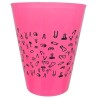 DIABLO PICANTE - FUCHSIA CUP 500 ML WITH BLACK PENISES