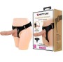 PRETTY LOVE - SLIP HARNAIS HARNAIS UNIVERSEL AVEC GODE JERRY 21,8 CM NATUREL