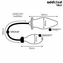 ADDICTED TOYS - PLUG ANALE GONFIABILE MODELLO 2