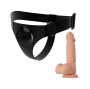 PRETTY LOVE - IMBRAGATURA SLIP UNIVERSALE CON DILDO JERRY 21.8 CM NATURALE