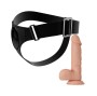 PRETTY LOVE - HARNESS-HOSE UNIVERSAL-HARNESS MIT DILDO JERRY 21.8 CM NATUR