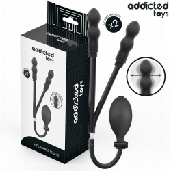 ADDICTED TOYS - PLUG ANAL DOUBLE GONFLABLE MODÈLE 1