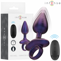 INTENSE - MICHAEL VIBRATING ANAL PLUG MODELO 2 CONTROLE REMOTO
