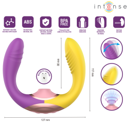 INTENSE - WILLOW STIMOLATORE A VIBRAZIONE E ASPIRAZIONE 3 IN 1