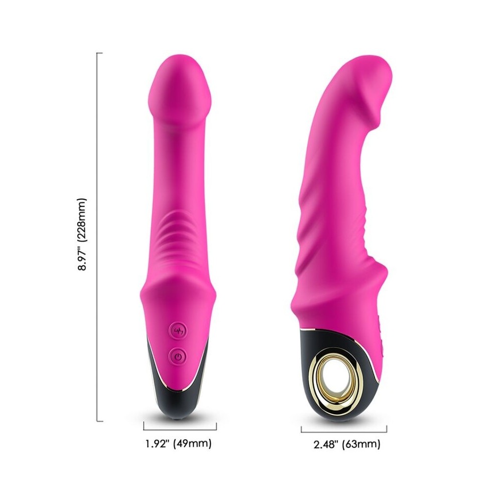 ARMONY - JOYBLADE DILDO VIBRADOR ROTADOR FÚCSIA