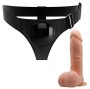 PRETTY LOVE - IMBRAGATURA SLIP UNIVERSALE CON DILDO TOM 20 CM NATURALE